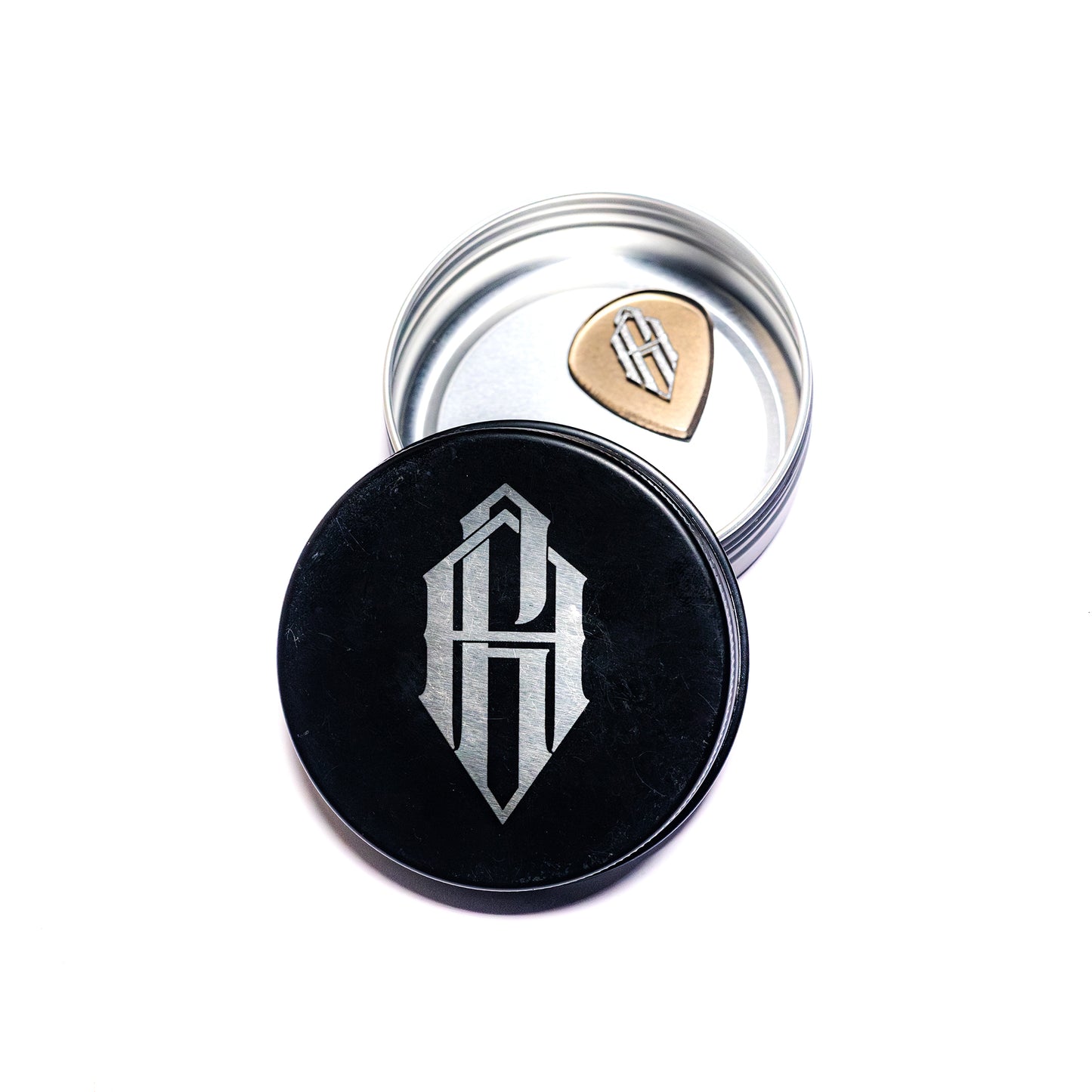 Afterglow Monogram Metal Pick Holder Set (Includes Engraved Pick)